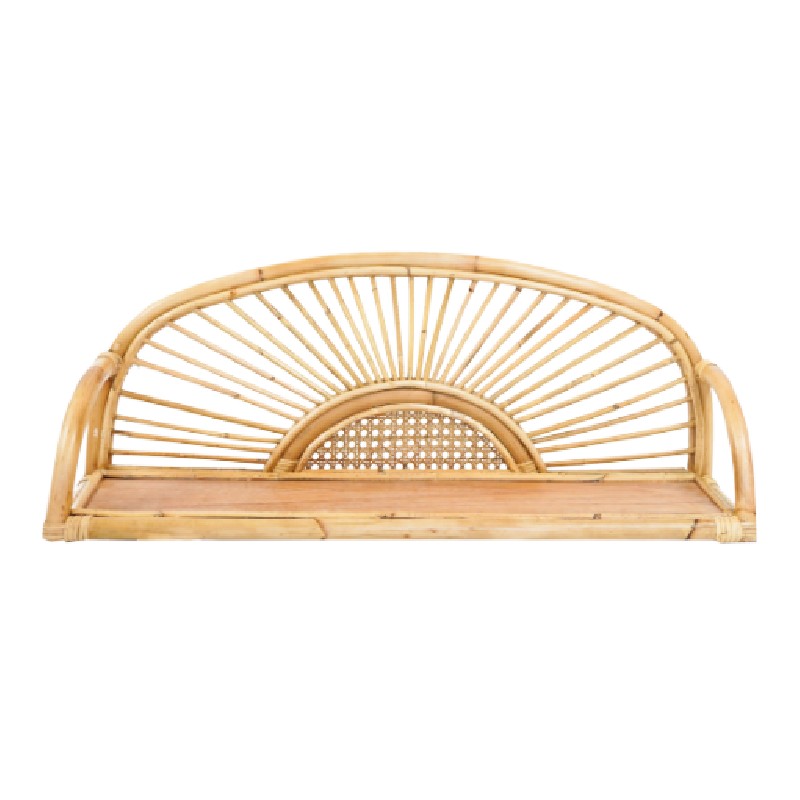 Étagère murale en rotin naturel FLORES - photo_2