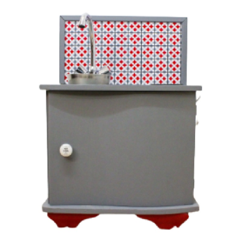 Cuisinière enfant en bois-Chevet détourné - photo_2