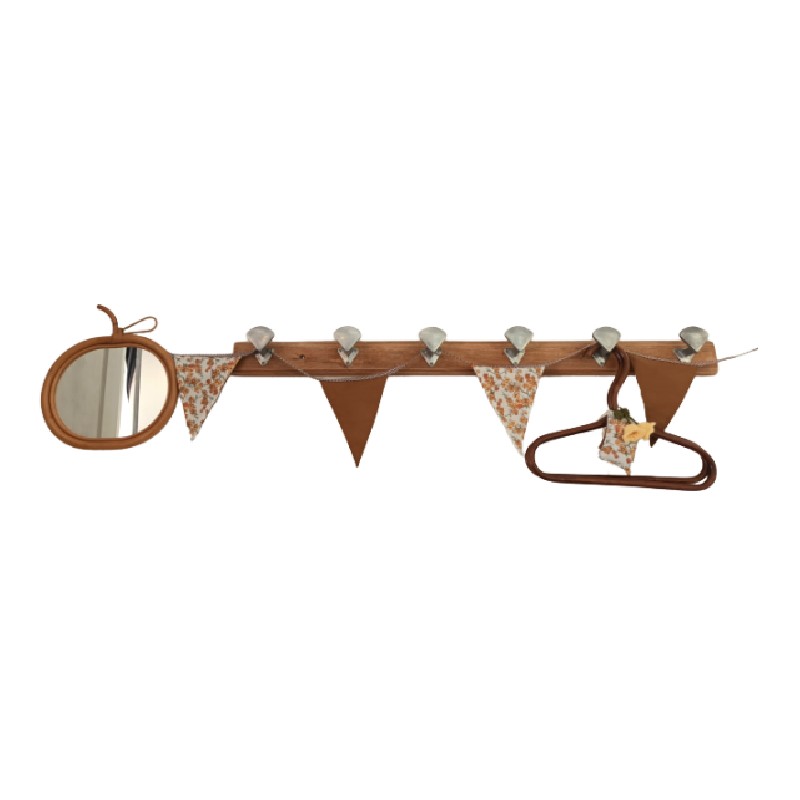 Guirlande Vintage 5 fanions fleuris - photo_2