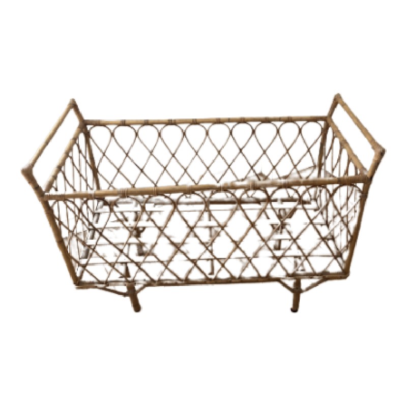 Lit en rotin ancien - photo_2