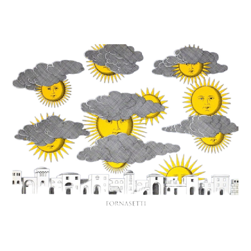 Piero FORNASETTI sérigraphie SOLE DI CAPRI 1993 - photo_2