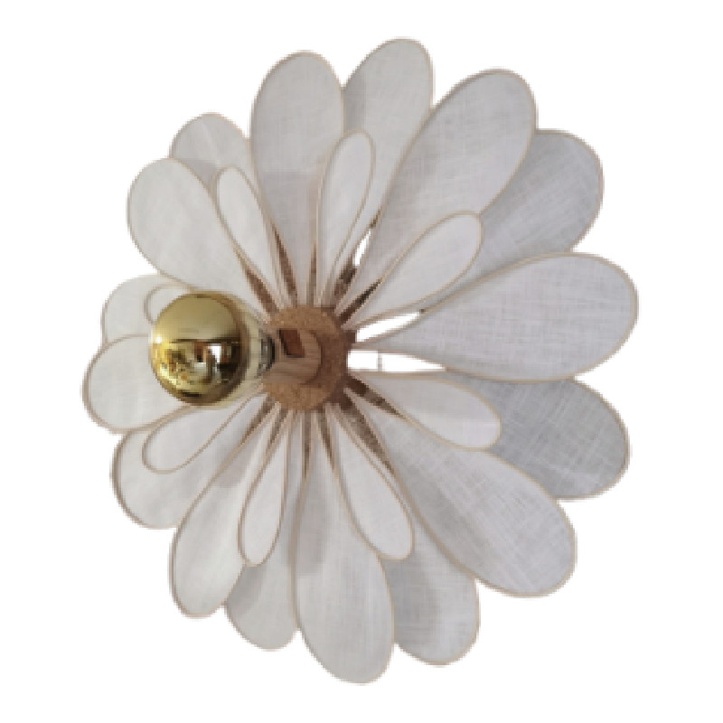 Applique murale fleur, 24 pétales, diamètre 60cm - Lampes et veilleuses neuf - photo_2