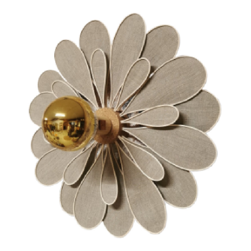 Applique murale fleur, 24 pétales, diamètre 60cm - Lampes et veilleuses neuf - photo_2