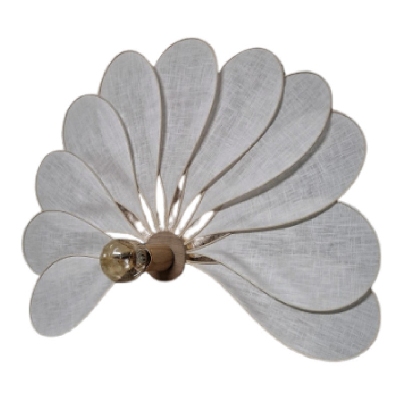 Applique murale Paon, 11 pétales - Lampes et veilleuses neuf - photo_2