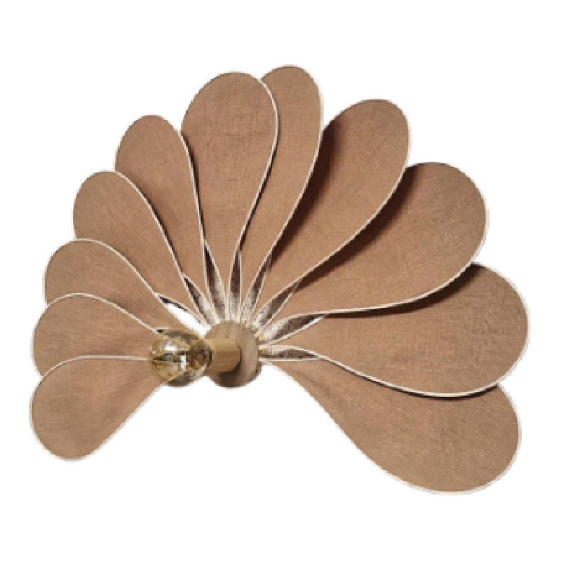 Applique murale Paon, 11 pétales - Lampes et veilleuses neuf - photo_2