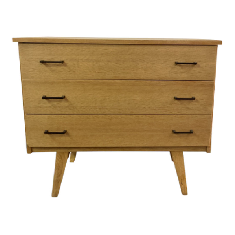 Commode années 60 pieds compas rénovée - Commodes et chiffonniers vintage - photo_2