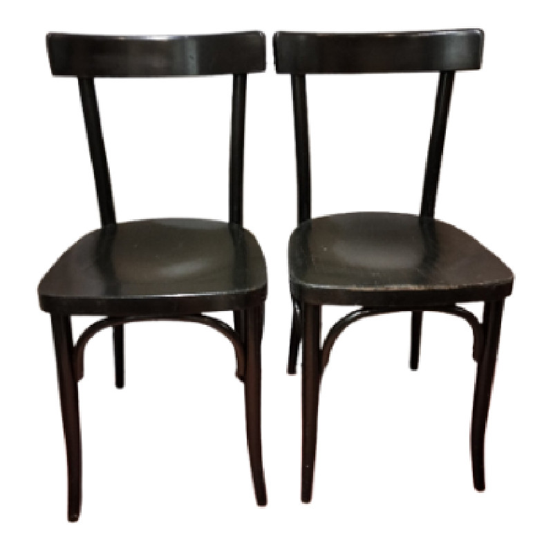 Paire de chaises Bistrot - Chaises vintage - photo_2
