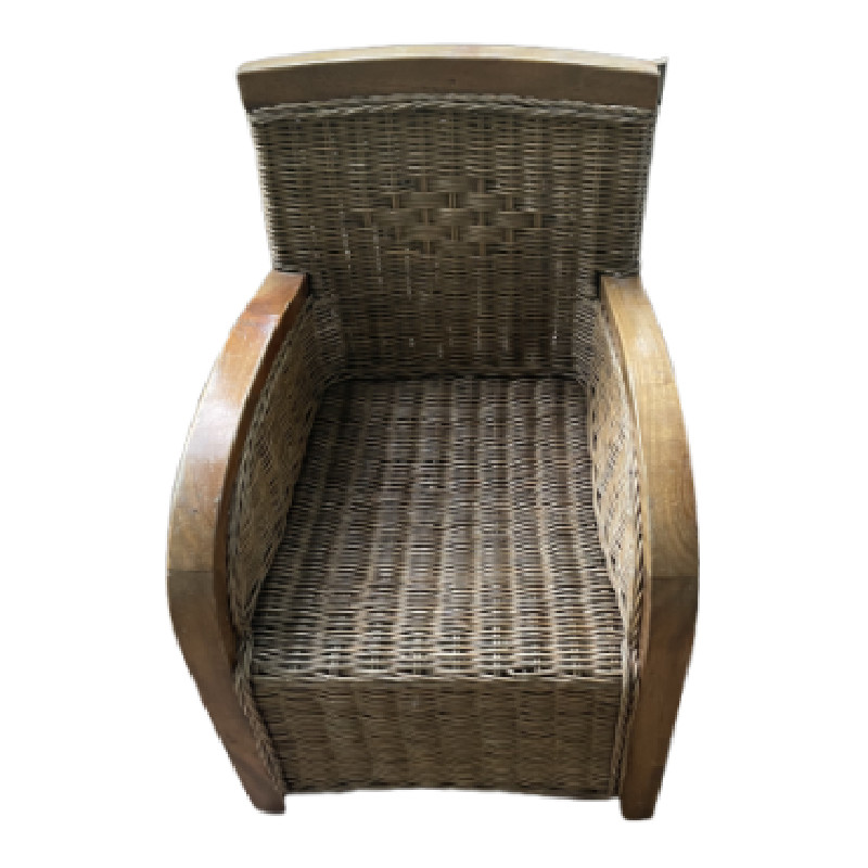Fauteuil en rotin - Fauteuils et Rocking Chairs vintage - photo_2
